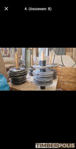 OKOMA UF 3 + UF 2 S, cu freze LEITZ pentru profile de 68 mm