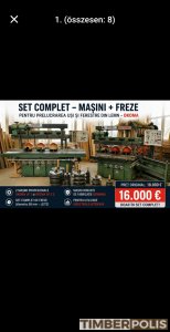OKOMA UF 3 + UF 2 S, cu freze LEITZ pentru profile de 68 mm