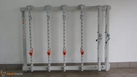Presă de lipit panouri lamelare CRAFTDREW PSK a PSW 2000 | Tehnică de tâmplărie | Echipament pentru prelucrarea lemnului | JAKMET sp. z o.o.