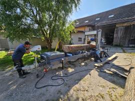 Ferăstrău cu bandă TP-600 mobilní , | Tehnologie de tăiere | Echipament pentru prelucrarea lemnului | Drekos Made s.r.o