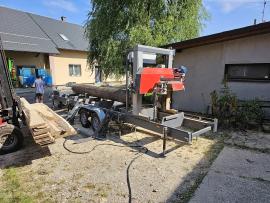 Ferăstrău cu bandă TP-600 mobilní , | Tehnologie de tăiere | Echipament pentru prelucrarea lemnului | Drekos Made s.r.o