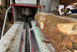 Ferăstrău de tăiat prisme TD-500 KB | Tehnologie de tăiere | Echipament pentru prelucrarea lemnului | Drekos Made s.r.o