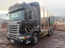 Camion buşteni Scania R450 |  Tehnică de transport şi manipulare | Echipament pentru prelucrarea lemnului | Tartak Drewbud
