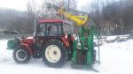 Macara funiculară LARIX 550 s traktorem 7745 |  Tehnică forestieră | Echipament pentru prelucrarea lemnului | Vlastimil Chrudina