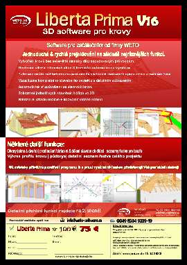Construcţii din lemn LIBERTA PRIMA na rovy |  Software | WETO AG